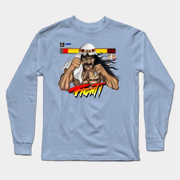 Sabu Player 1 Long Sleeve T-Shirt by Ace13creations